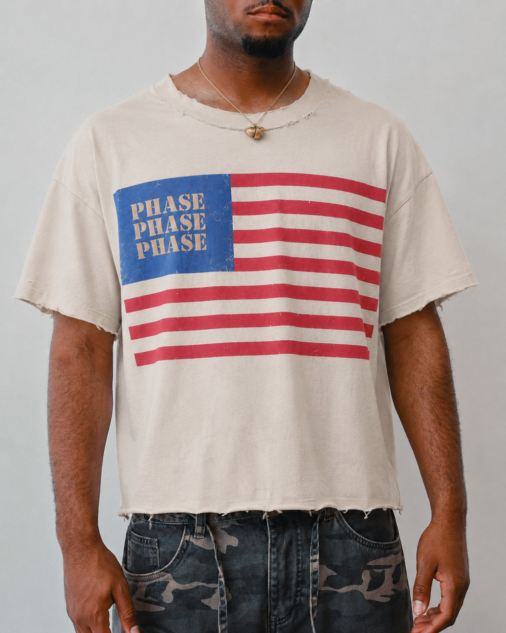Destroyed USA Tee